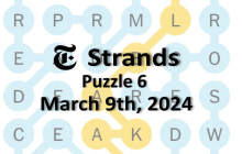 Strands Hints & Answers 9 March 2024 Strands Hints & Answers 9 March 2024